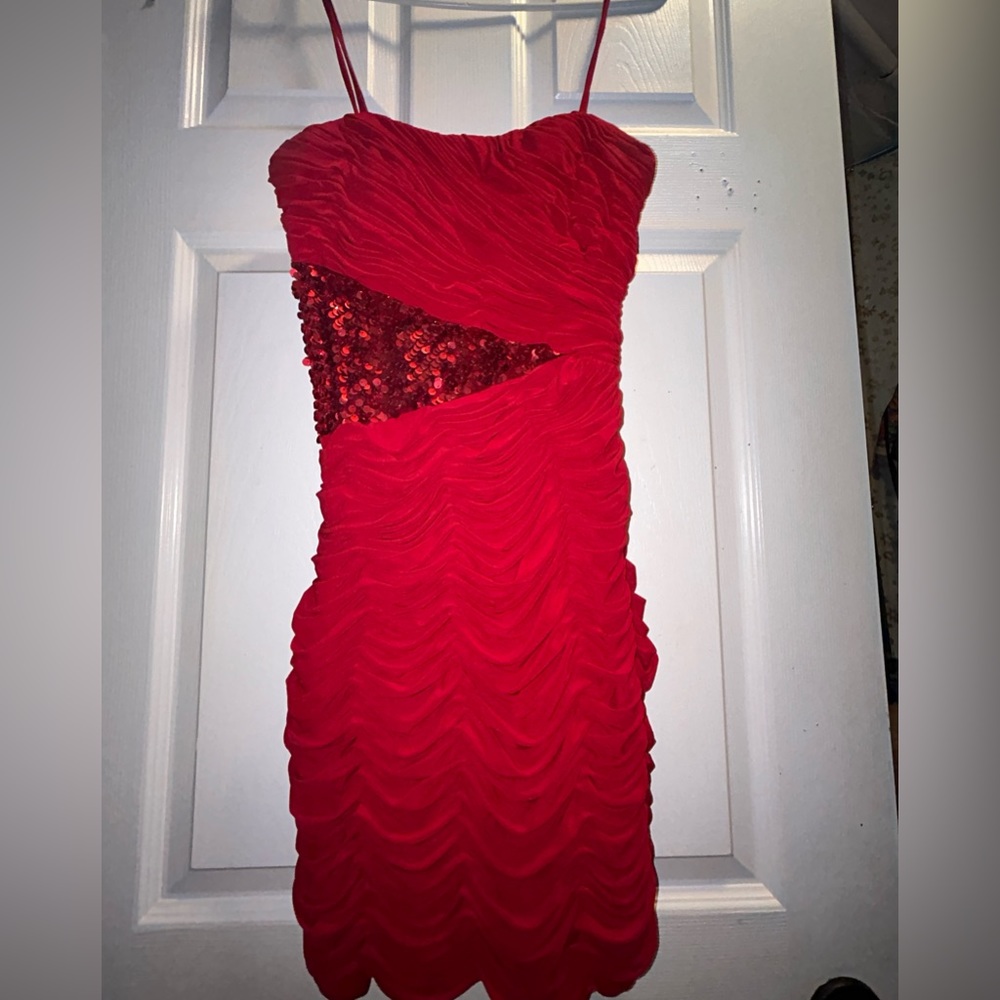 Dave & Johnny festive mini dress